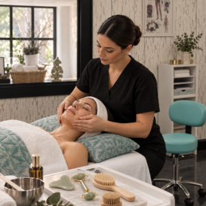 holistic facial massage